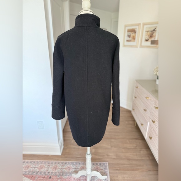 J. Crew Black City Coat - Picture 2 of 4